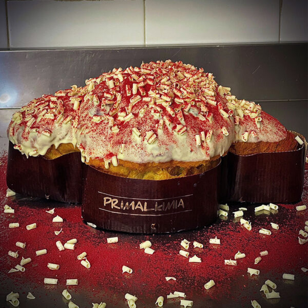 Colomba Artigianale al Cioccolato Bianco e Lamponi
